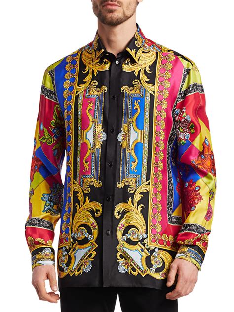 versace silk shirts for sale|wholesale versace silk shirts.